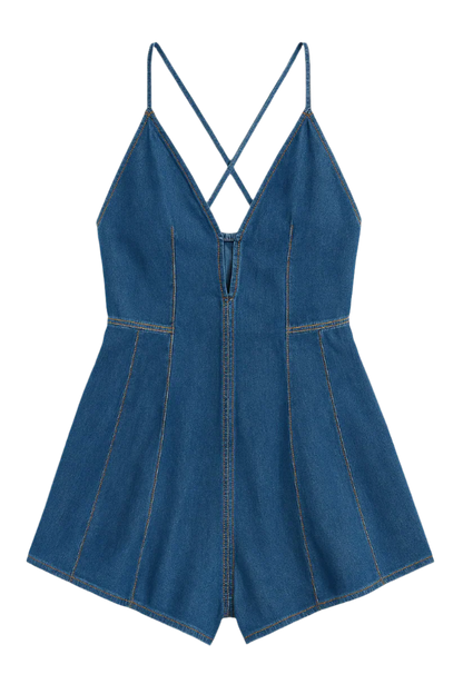 Dazed Denim Romper